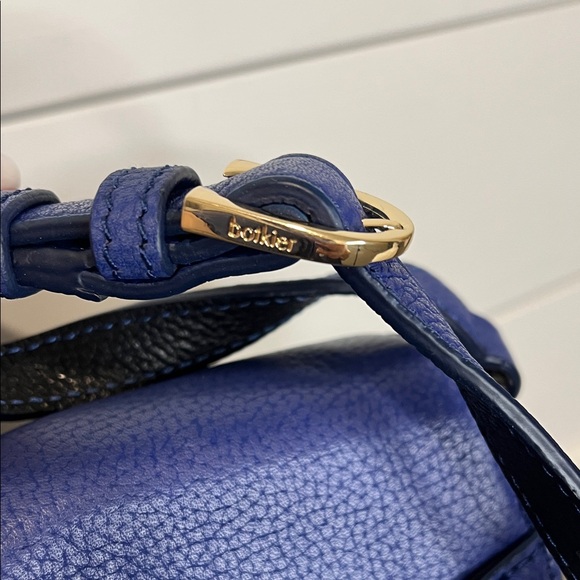 Botkier Valentina Crossbody Handbag/Blue & Black, Leather - Picture 6 of 13